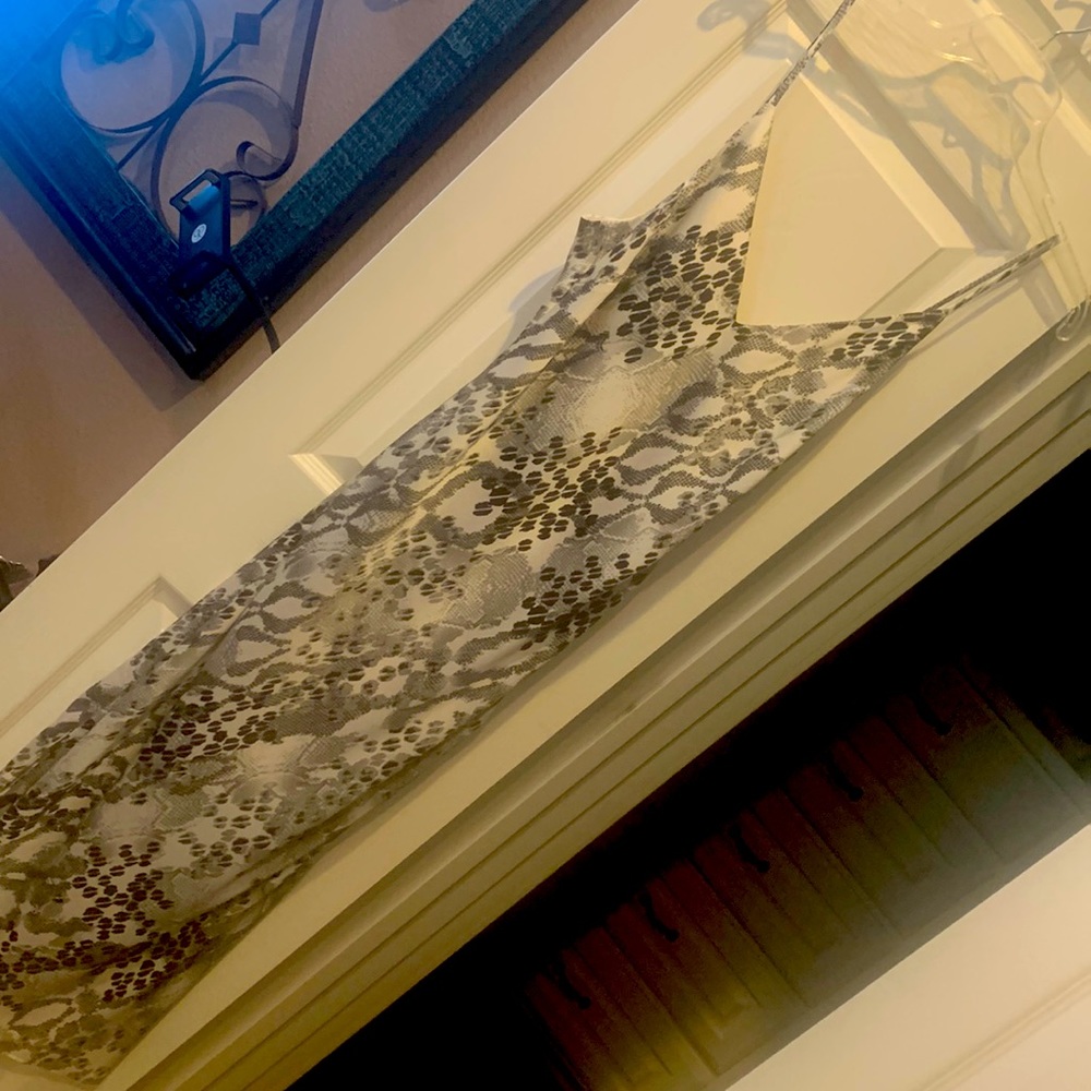 Express slip style animal print dress